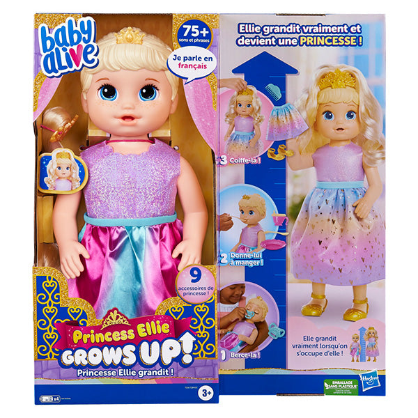 Buy Baby Alive Princess Ellie Grows Up Doll Set