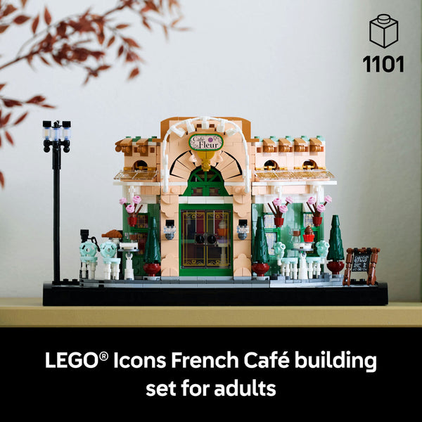 LEGO® ICONS French Café Paris Bookshelf Decor 10362