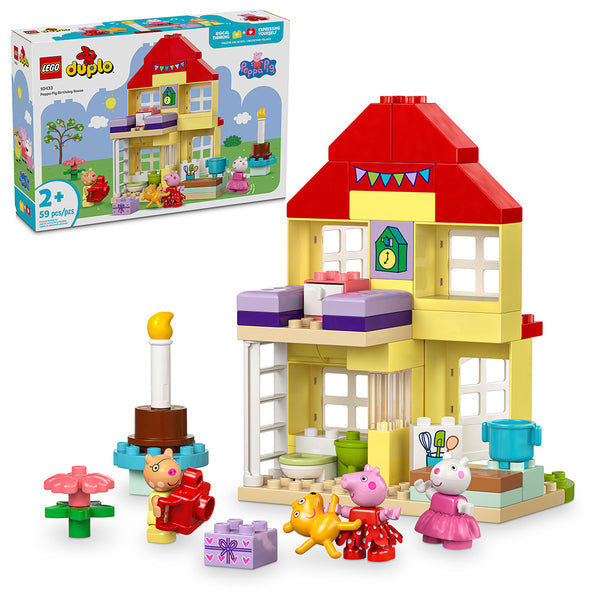 LEGO® DUPLO® Peppa Pig Birthday House Toy for Toddlers 10433