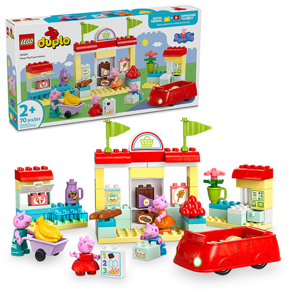 LEGO® DUPLO® Peppa Pig Supermarket Toy with Figures 10434