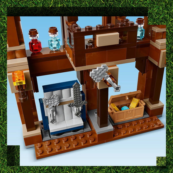 LEGO® Minecraft® Woodland Mansion Fighting Ring Gamer Toy with Mob Figures 21272