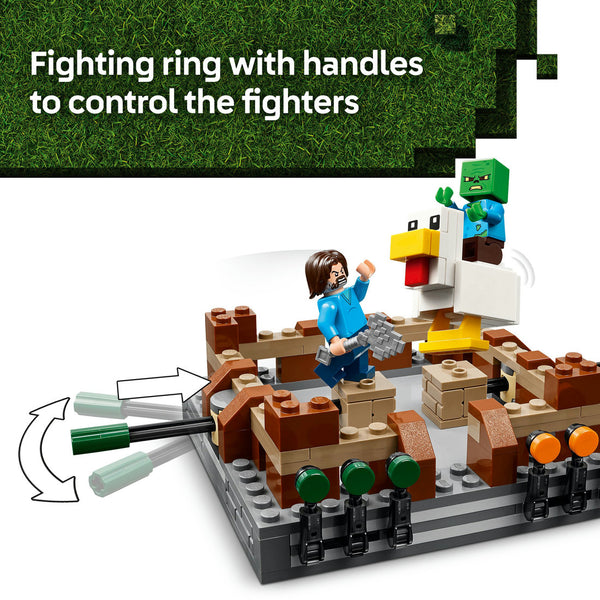 LEGO® Minecraft® Woodland Mansion Fighting Ring Gamer Toy with Mob Figures 21272