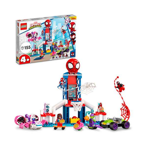 LEGO® Marvel Spidey And His Amazing Friends Spider-Man Webquarters Hangout 10784 - SLIGHTLY DAMAGED BOX