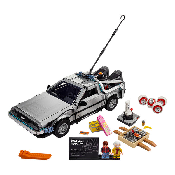 LEGO® ICONS Back to the Future Time Machine Building Kit for Adults 10300 - SLIGHTLY DAMAGED BOX