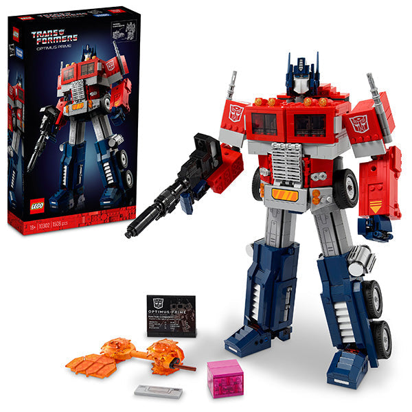 LEGO® ICONS Optimus Prime Building Kit 10302 - SLIGHTLY DAMAGED BOX