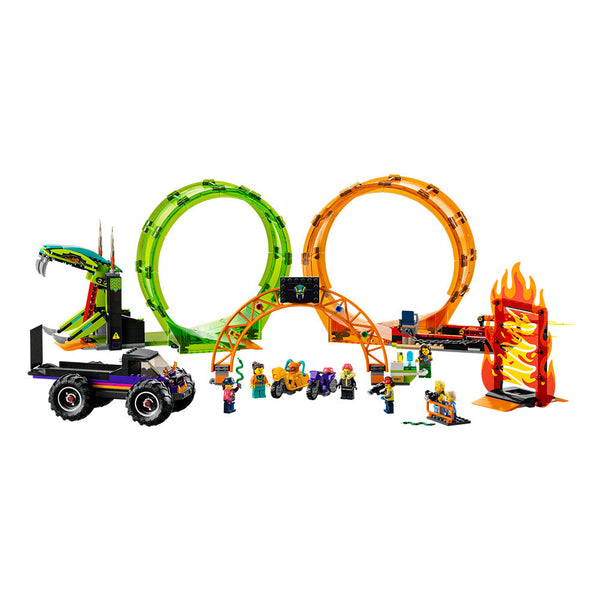 LEGO® City Double Loop Stunt Arena Building Kit 60339 - SLIGHTLY DAMAGED BOX