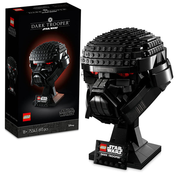 LEGO® Star Wars™ Dark Trooper™ Helmet Building Kit 75343 - SLIGHTLY DAMAGED BOX