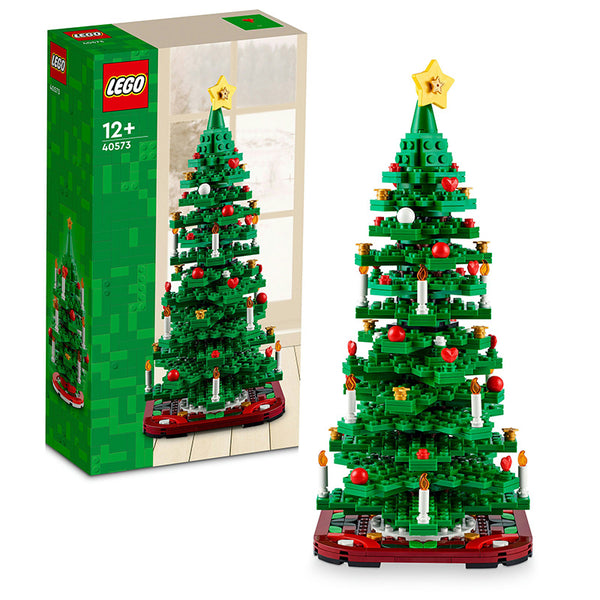 LEGO® Iconic Christmas Tree Toy, Festive Decor Set for Kids 40573