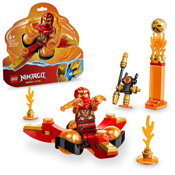 LEGO® NINJAGO® Kai’s Dragon Power Spinjitzu Flip Building Toy Set 71777