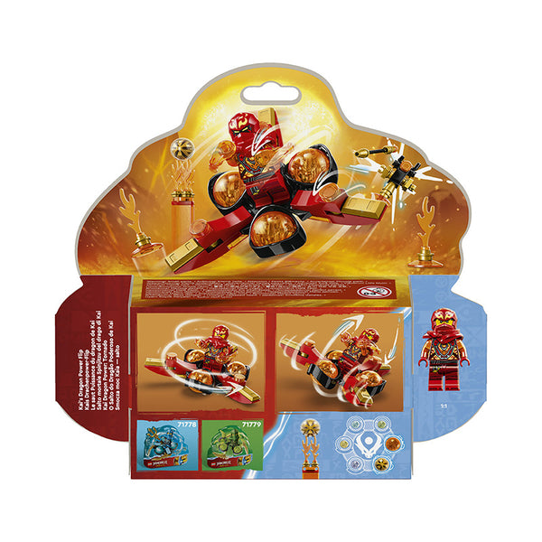 LEGO® NINJAGO® Kai’s Dragon Power Spinjitzu Flip Building Toy Set 71777