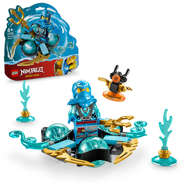 LEGO® NINJAGO® Nya’s Dragon Power Spinjitzu Drift Building Toy Set 71778