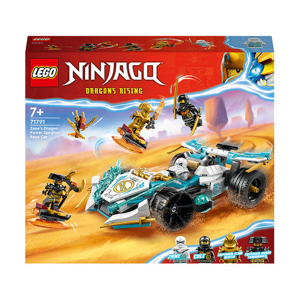 LEGO® NINJAGO® Zane’s Dragon Power Spinjitzu Racing Car Building Set 71791