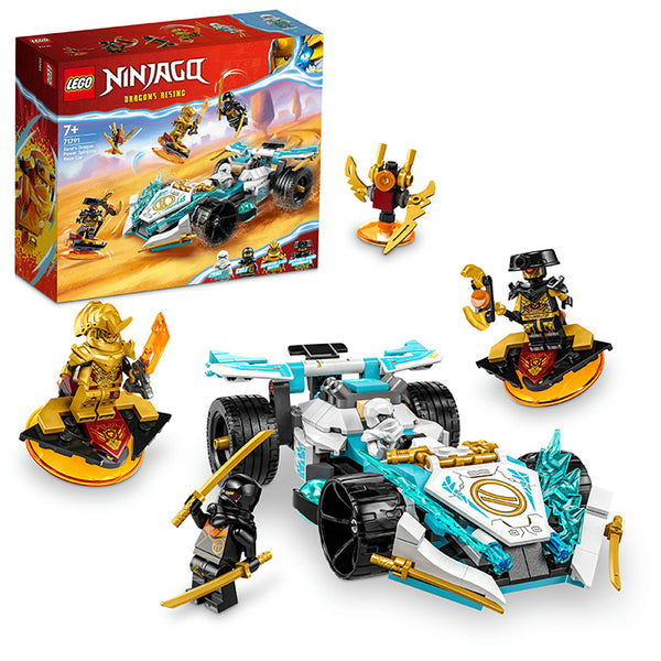 LEGO® NINJAGO® Zane’s Dragon Power Spinjitzu Racing Car Building Set 71791