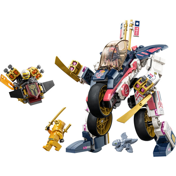 LEGO® NINJAGO® Sora’s Transforming Mech Bike Racer Building Kit 71792