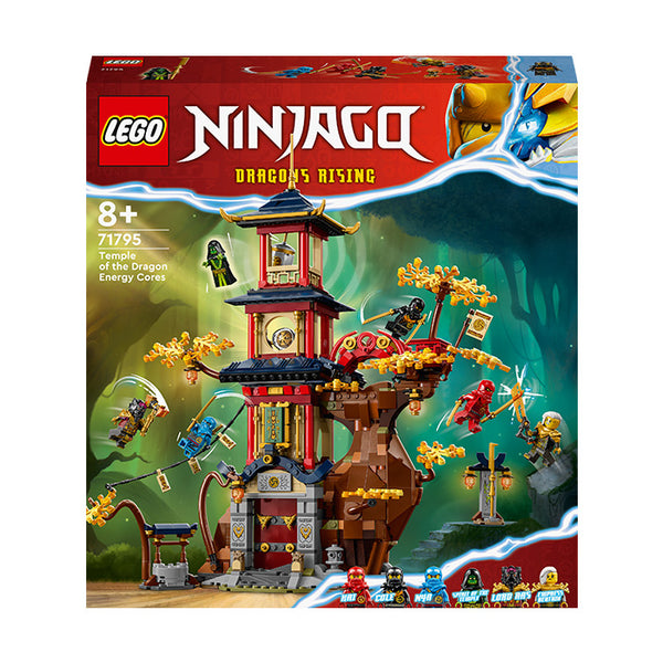 LEGO® NINJAGO® Temple of the Dragon Energy Cores Building Toy Set 71795