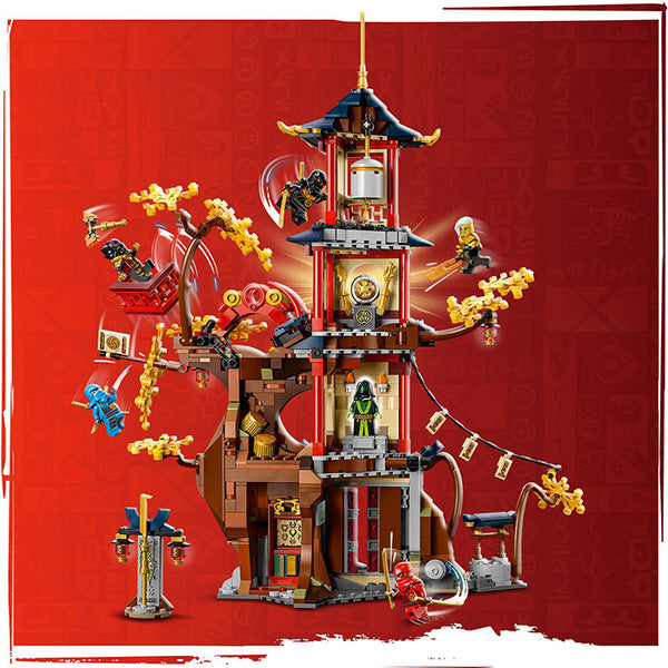 LEGO® NINJAGO® Temple of the Dragon Energy Cores Building Toy Set 71795