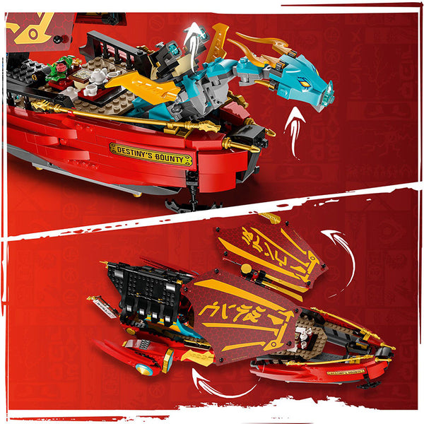 LEGO® NINJAGO® Destiny’s Bounty – race against time Building Toy Set 71797