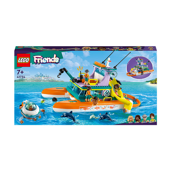 LEGO® Friends Sea Rescue Boat Building Toy Set 41734