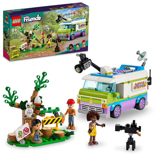 LEGO® Friends Newsroom Van Building Toy Set 41749