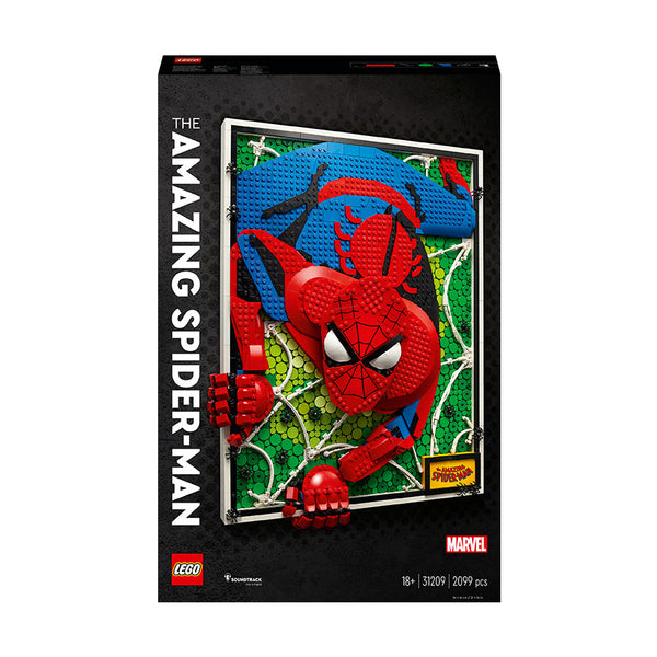 LEGO® Art The Amazing Spider-Man Building Kit 31209 - SLIGHTLY DAMAGED BOX