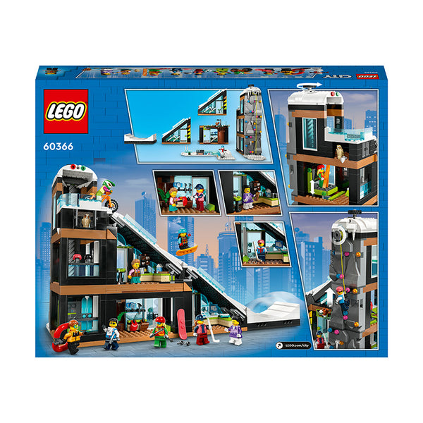 LEGO® City Ski and Climbing Centre Building Toy Set 60366