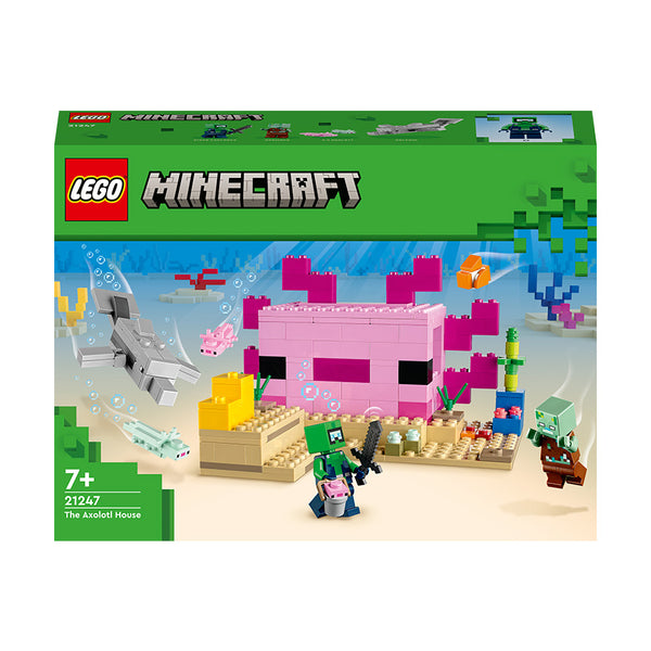 LEGO® Minecraft® The Axolotl House Building Toy Set 21247