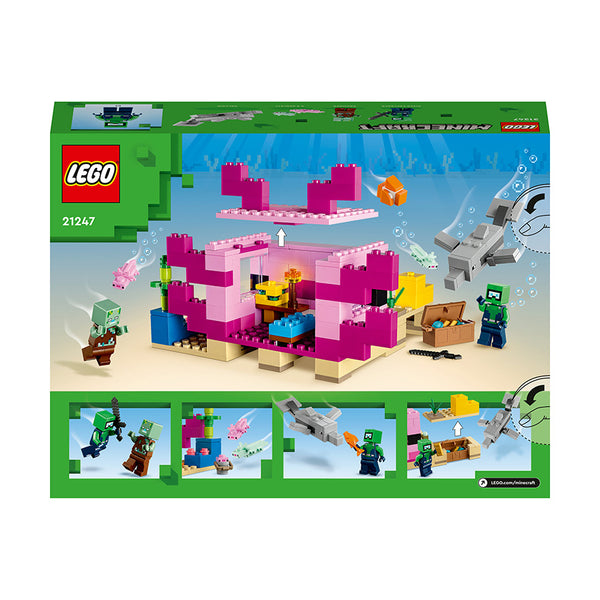 LEGO® Minecraft® The Axolotl House Building Toy Set 21247