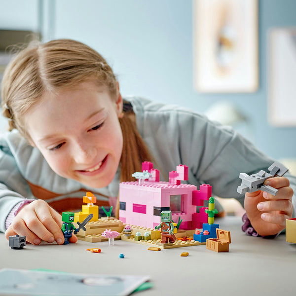 LEGO® Minecraft® The Axolotl House Building Toy Set 21247