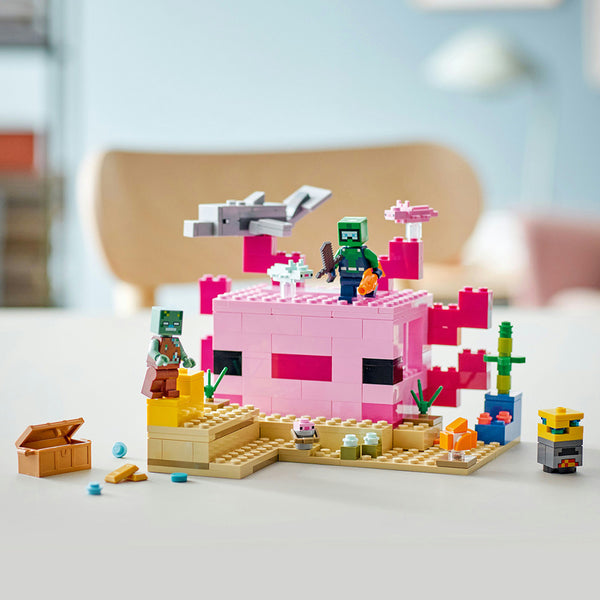 LEGO® Minecraft® The Axolotl House Building Toy Set 21247