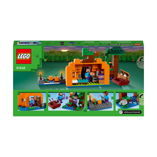 LEGO® Minecraft® The Pumpkin Farm Building Toy Set 21248 - SLIGHTLY DAMAGED BOX