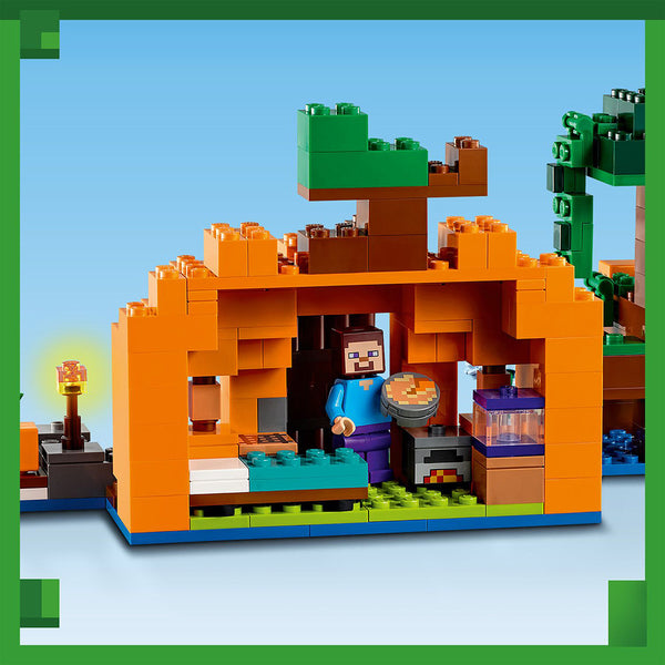 LEGO® Minecraft® The Pumpkin Farm Building Toy Set 21248 - SLIGHTLY DAMAGED BOX