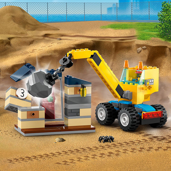 LEGO® City Construction Trucks and Wrecking Ball Crane 60391