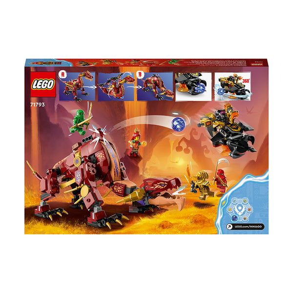 LEGO® NINJAGO® Heatwave Transforming Lava Dragon Building Toy Set 71793