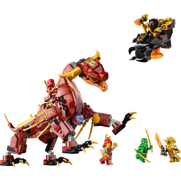 LEGO® NINJAGO® Heatwave Transforming Lava Dragon Building Toy Set 71793