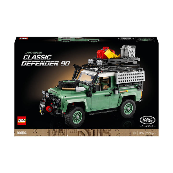 LEGO® ICONS Land Rover Classic Defender 90 Building Kit 10317 - SLIGHTLY DAMAGED BOX