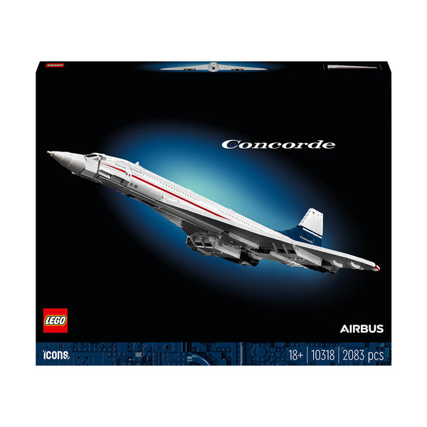 LEGO® ICONS Concorde Model Plane Set for Adults 10318 - SLIGHTLY DAMAGED BOX