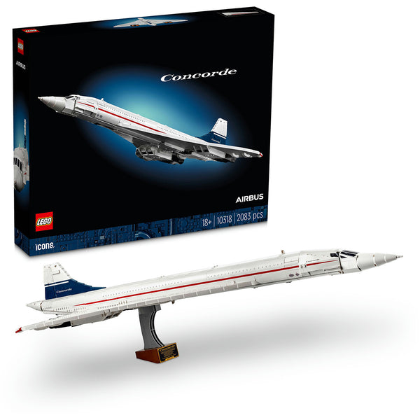 LEGO® ICONS Concorde Model Plane Set for Adults 10318 - SLIGHTLY DAMAGED BOX