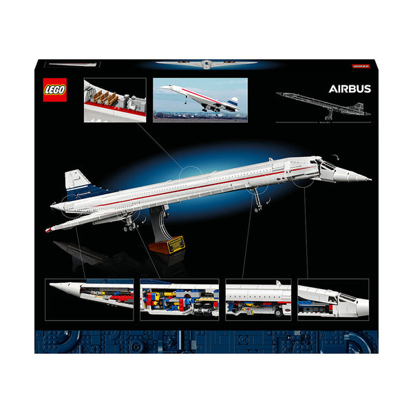 LEGO® ICONS Concorde Model Plane Set for Adults 10318 - SLIGHTLY DAMAGED BOX