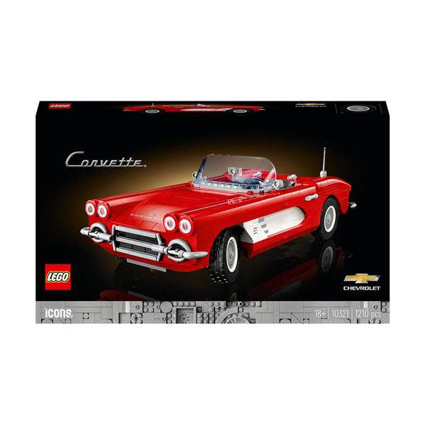 LEGO® ICONS Corvette Model Car Set for Adults 10321