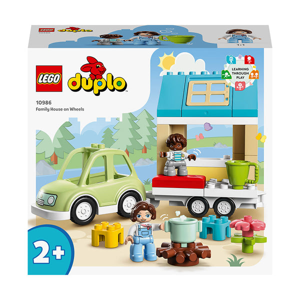 LEGO® DUPLO® Town Family House on Wheels Building Toy Set 10986 - SLIGHTLY DAMAGED BOX