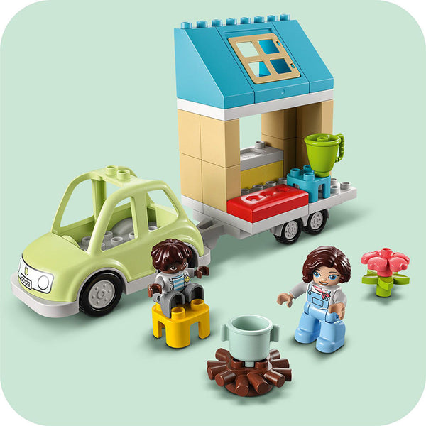 LEGO® DUPLO® Town Family House on Wheels Building Toy Set 10986 - SLIGHTLY DAMAGED BOX