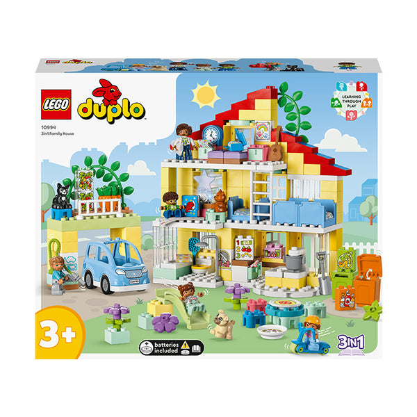 LEGO® DUPLO® Town 3in1 Family House Building Toy Set 10994