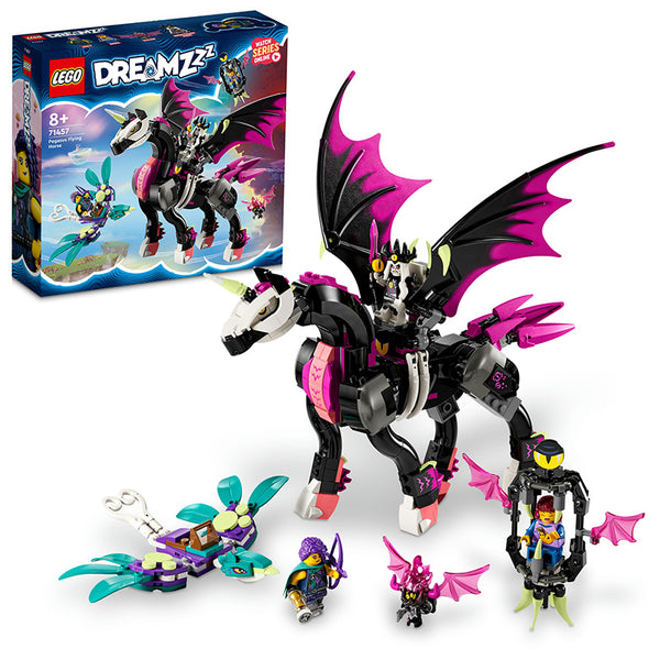 LEGO DREAMZzz Pegasus Flying Horse Toy, 2in1 Creature 71457