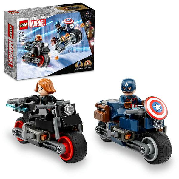 LEGO® Marvel Black Widow & Captain America Motorcycles 76260