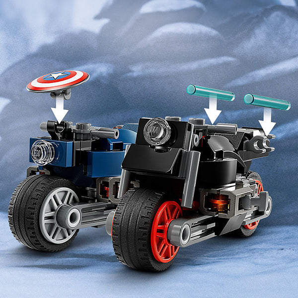 LEGO Marvel Super Heroes Black Widow & Captain America Motorcycles 76260 by  LEGO Systems Inc