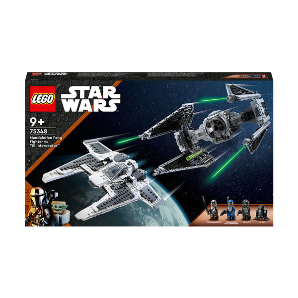 LEGO® Star Wars™ Mandalorian Fang Fighter vs. TIE Interceptor™ 75348