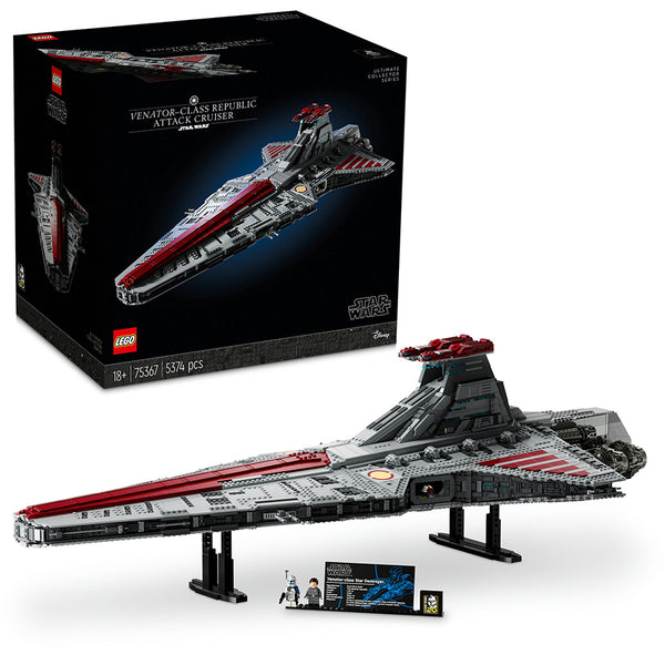 LEGO® Star Wars™ Venator-Class Republic Attack Cruiser UCS Building Kit 75367 - DAMAGED BOX