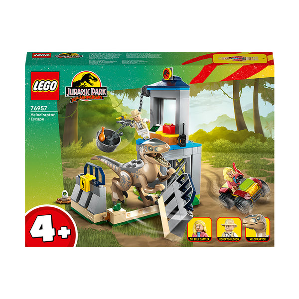 LEGO® Jurassic World Velociraptor Escape Building Toy Set 76957