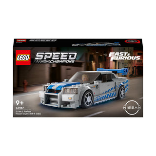 LEGO® Speed Champions 2 Fast 2 Furious Nissan Skyline GT-R (R34) Set 76917 - DAMAGED BOX