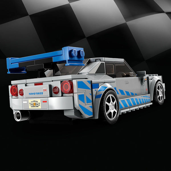 LEGO® Speed Champions 2 Fast 2 Furious Nissan Skyline GT-R (R34) Set 76917 - DAMAGED BOX